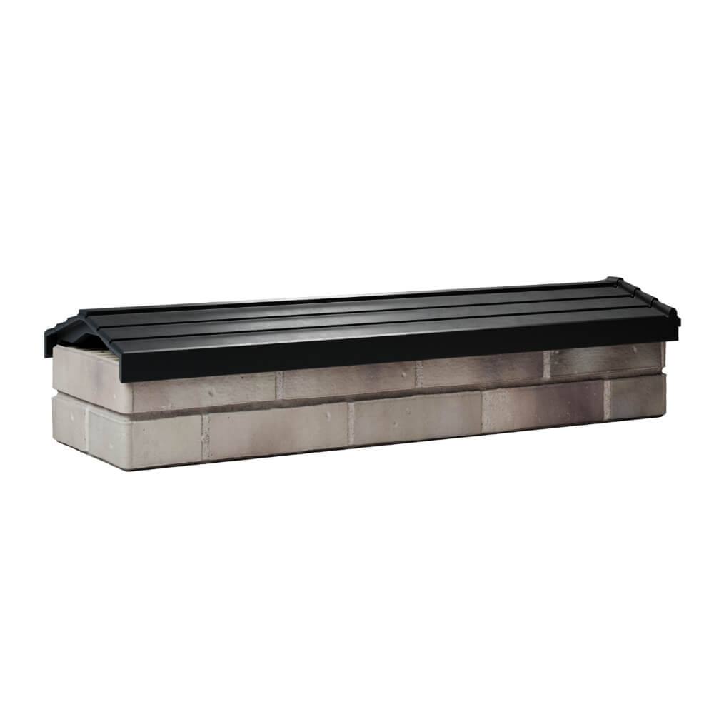 Парапет Zking Бона ХайТек Черный посадка на 0.5 кирпича (130мм) Ереван фото