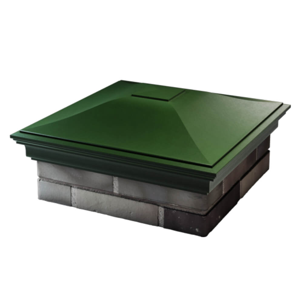 Колпак Zking Монблан Зеленый на столб 2х2 кирпича (515х515мм) в Ереване фото