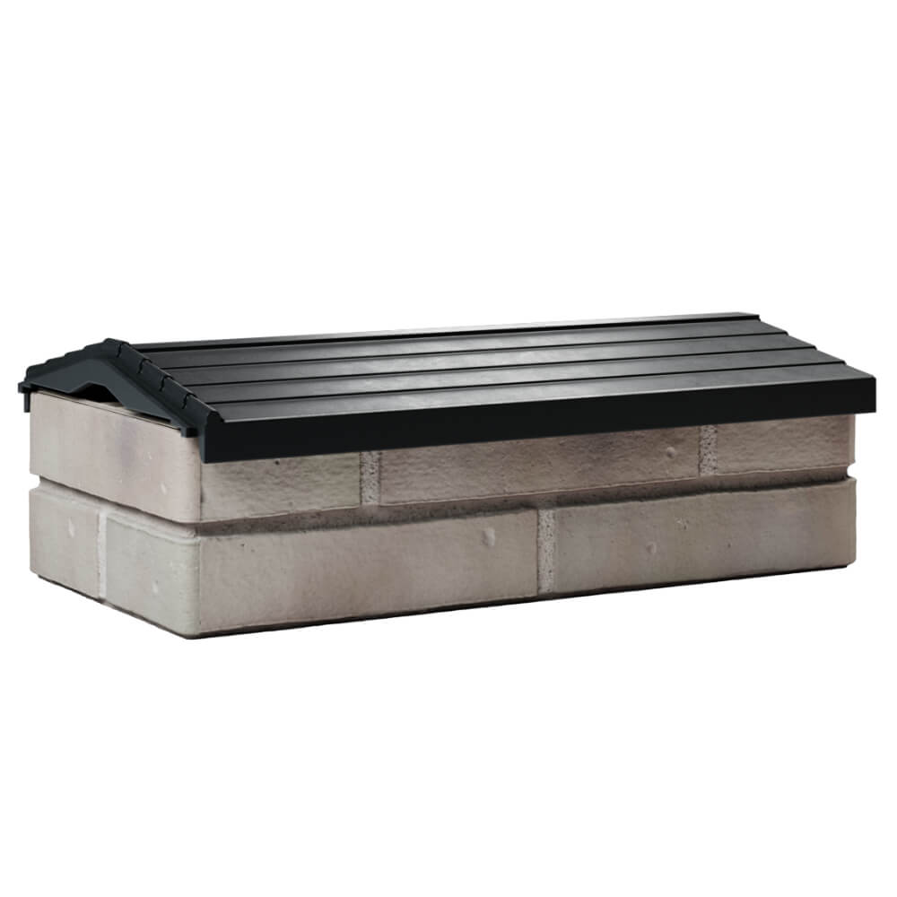 Парапет Zking Бона ХайТек Черный с посадкой на 1 кирпич (200/225/255мм) Ереван фото