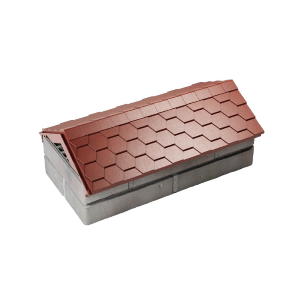 Парапет Zking Эверест Красный с посадкой на 1 кирпич (200/225/255мм) в Ереване фото