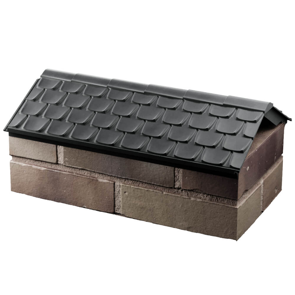 Парапет Zking Эльбрус Серый с посадкой на 1 кирпич (255мм) в Ереване фото