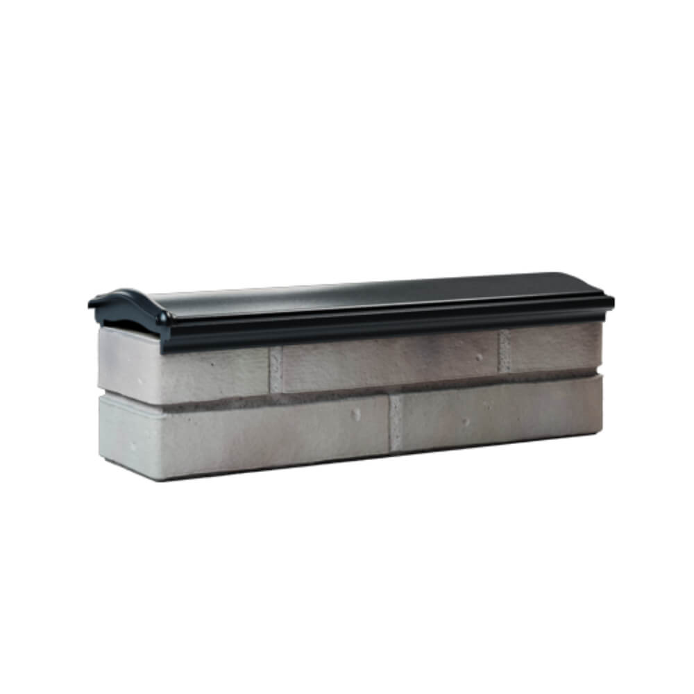 Парапет Zking Монблан Черный посадка на 0.5 кирпича (130мм) Ереван фото