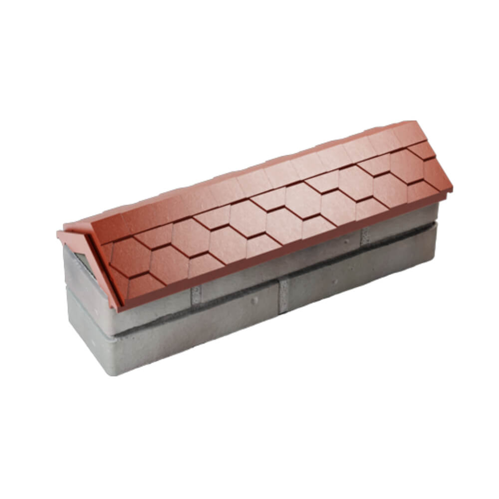 Парапет Zking Эверест Красный с посадкой на 0.5 кирпича (130мм) в Ереване фото