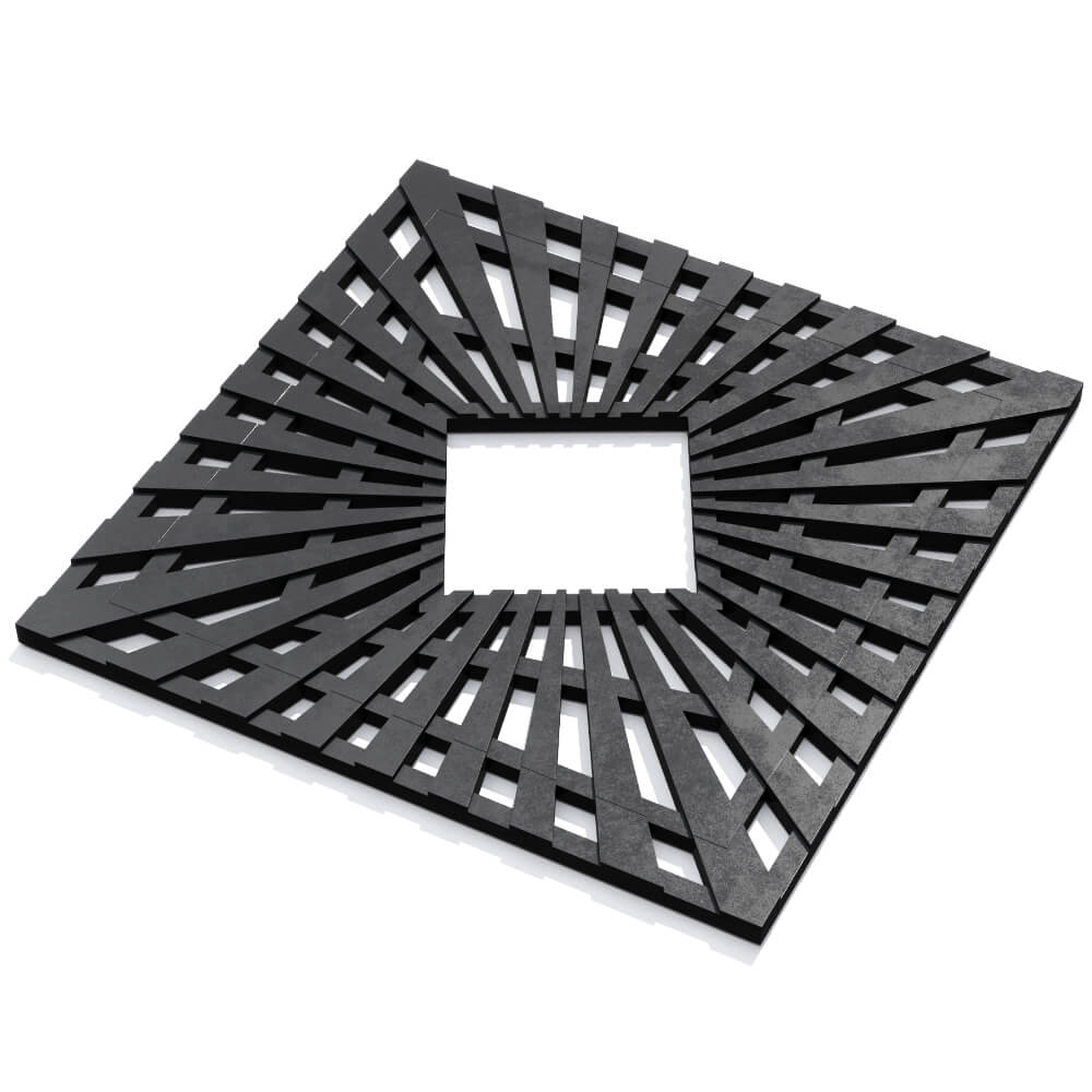 Приствольная решетка для дерева ZKING ATMOSPHERE 1.2х1.2м Черная в Ереване фото