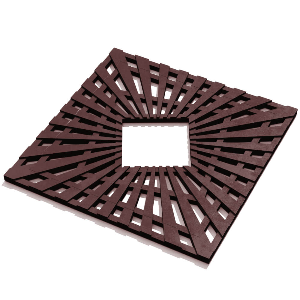 Приствольная решетка для дерева ZKING ATMOSPHERE 1.2х1.2м Коричневая в Ереване фото