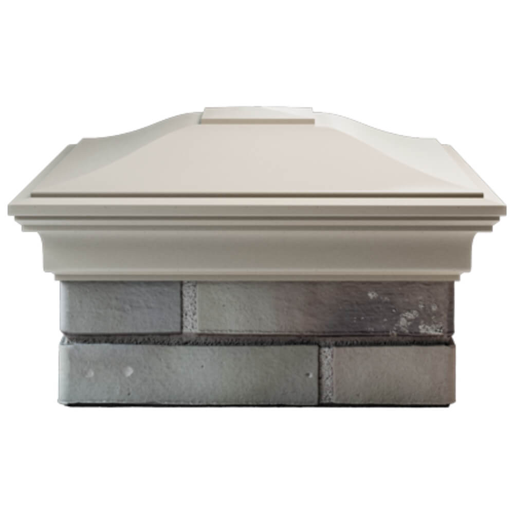 Колпак Zking Монблан Бежевый на столб 1.5х1.5 кирпича (385х385мм) Ереван фото