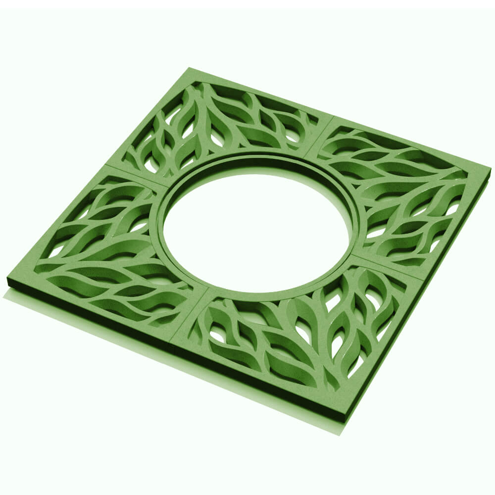 Приствольная решетка для дерева ZKING CRUST 1.2х1.2м Зеленая в Ереване фото