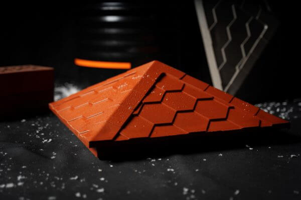 Колпак Zking Эверест Красный на столб 1.5х1.5 кирпича (390х390мм) в Ереване фото