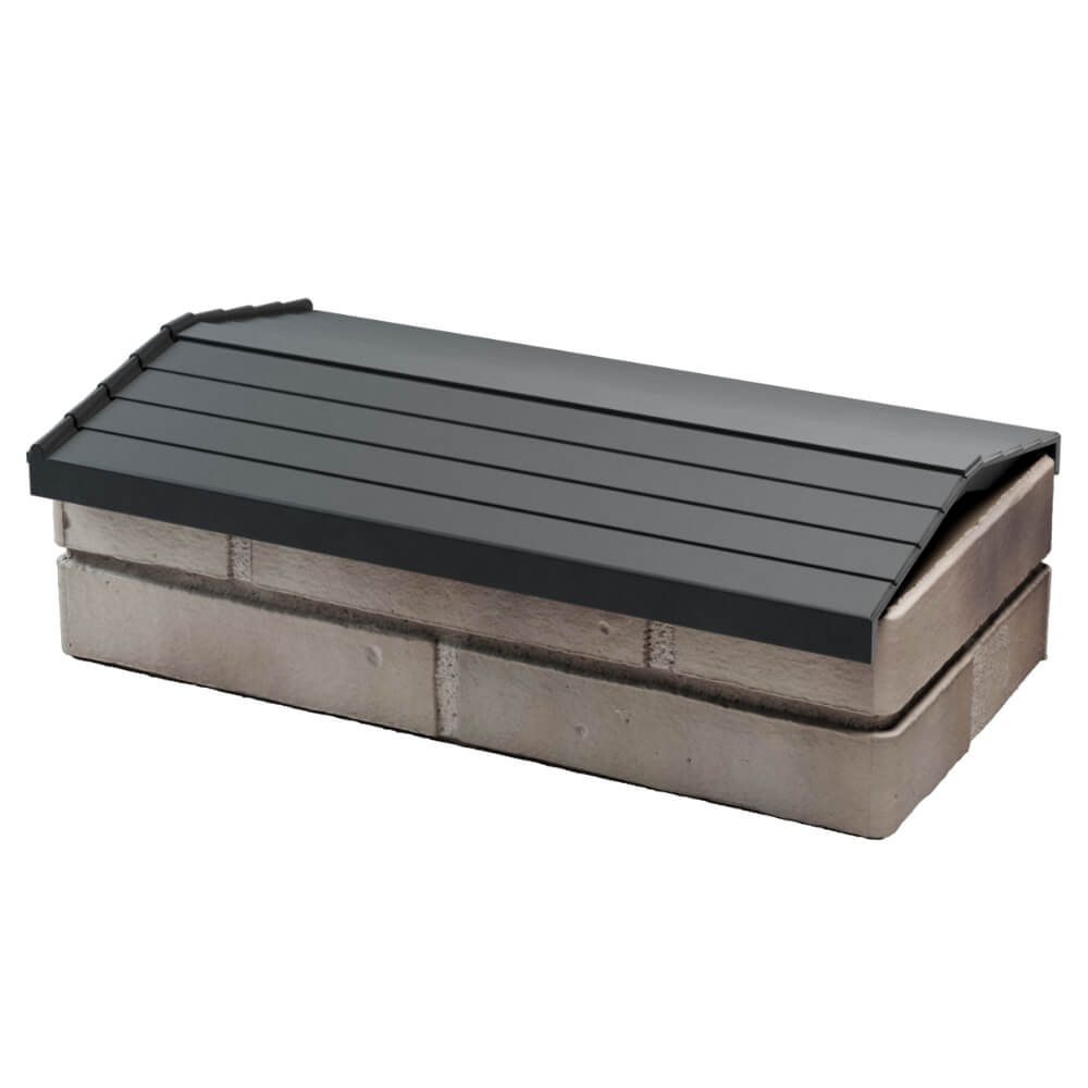 Парапет Zking Бона ХайТек Серый с посадкой на 1 кирпич (200/225/255мм) в Ереване фото