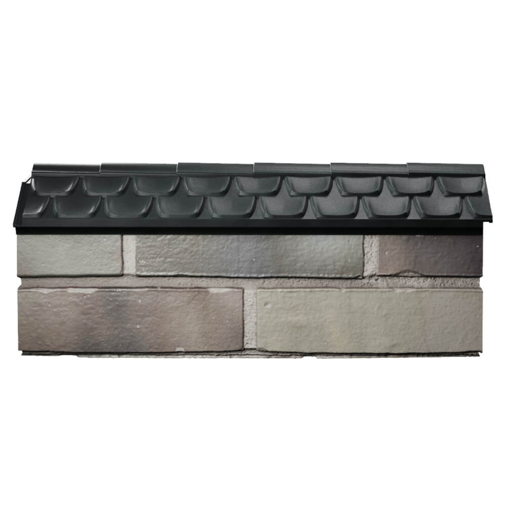 Парапет Zking Эльбрус Черный с посадкой на 0.5 кирпича (130мм) в Ереване фото