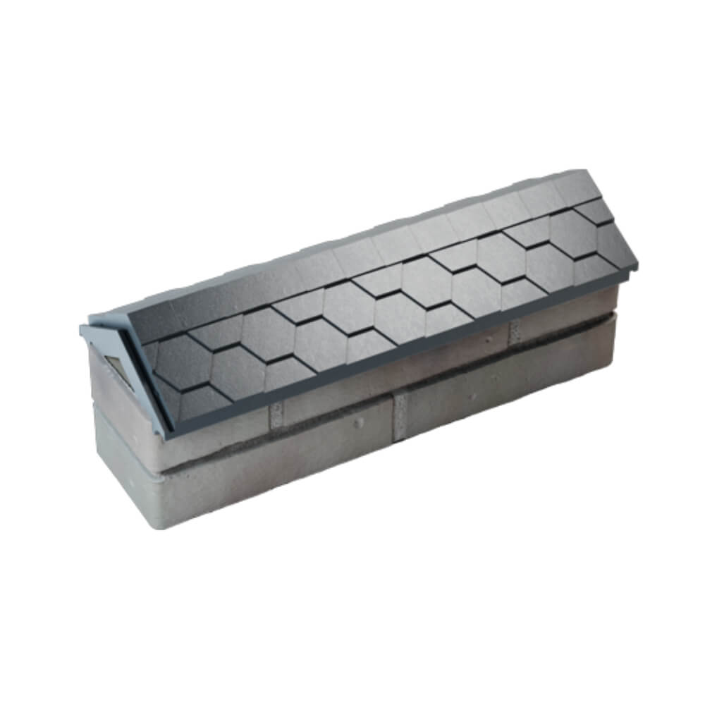 Парапет Zking Эверест Серый с посадкой на 0.5 кирпича (130мм) в Ереване фото